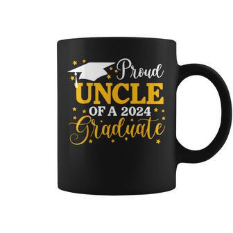 Proud Uncle Of A 2024 Graduate Last Day Of School Family Coffee Mug | Mazezy DE