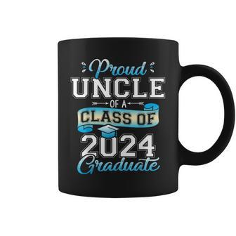 Proud Uncle Of A Class Of 2024 Graduate Senior 2024 Coffee Mug - Monsterry DE