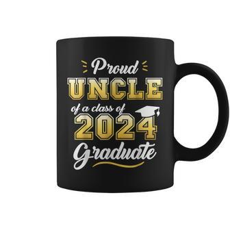 Proud Uncle Of A Class Of 2024 Graduate Senior 24 Graduation Coffee Mug | Mazezy AU