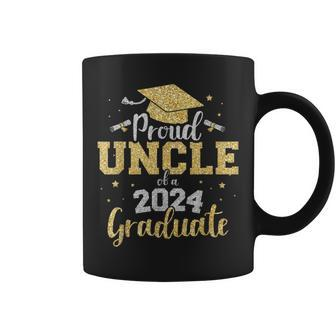 Proud Uncle Of A Class Of 2024 Graduate Senior Graduation Coffee Mug - Monsterry CA