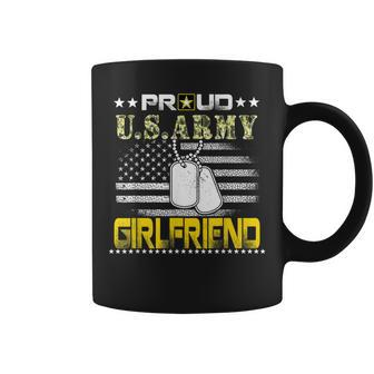 Proud US Army Girlfriend Military Pride Coffee Mug - Monsterry