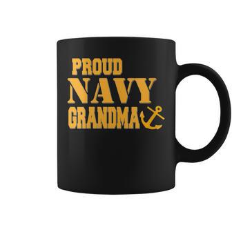 Proud Us Navy Grandma Military Pride Coffee Mug - Monsterry AU