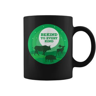 Proud Vegan Be Kind To Every Kind Animal Vegetarian Coffee Mug - Monsterry