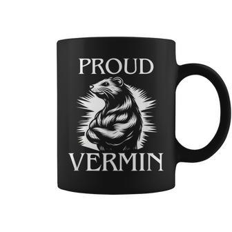 Proud Vermin Quote Mouse Vote Blue 2024 Coffee Mug - Seseable
