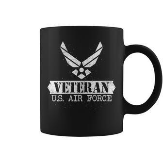 Proud Veteran Stylish Cool Us Air Force Wings Coffee Mug - Monsterry DE