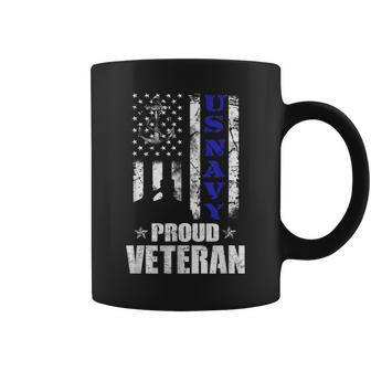 Proud Veteran Us Navy Patriotic Veteran Father's Day Coffee Mug - Monsterry UK