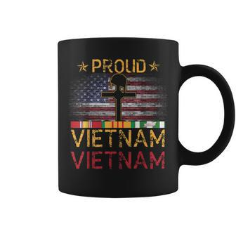 Proud Vietnam Veteran T Vietnam War Vet Coffee Mug - Monsterry