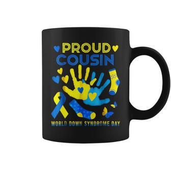Prouds Cousin T21 World Down Syndrome Awareness Day Ribbon Coffee Mug - Seseable