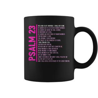 Psalm 23 I Will Fear No Evil Coffee Mug - Monsterry