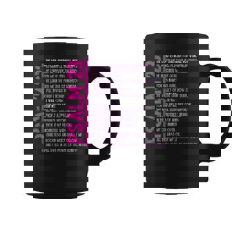 Psalm 23 I Will Fear No Evil Coffee Mug - Monsterry
