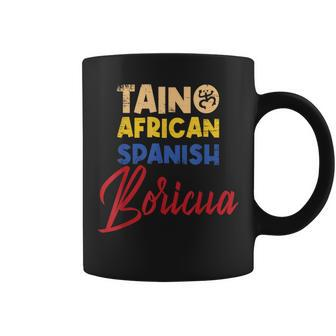 Puerto Rican Roots Boricua Taino African Spanish Puerto Rico Coffee Mug - Seseable