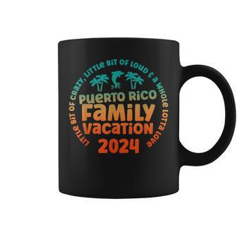Puerto Rico Family Vacations Trip 2024 Little Bit Of Crazy Coffee Mug - Seseable