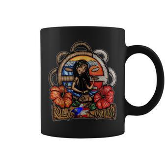 Puerto Rico Inspired In The Taino And Surf Culture Coffee Mug - Monsterry CA