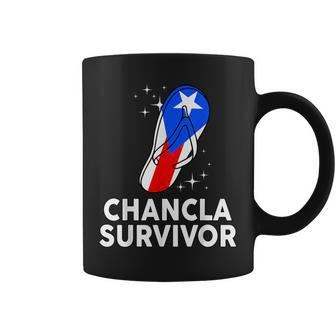 Puerto Rico Hispanic Heritage Month Chancla Survivor Rican Coffee Mug - Seseable