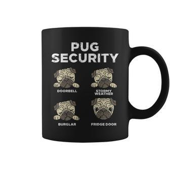 Pug Security Animal Pet Dog Lover Owner Coffee Mug | Mazezy AU