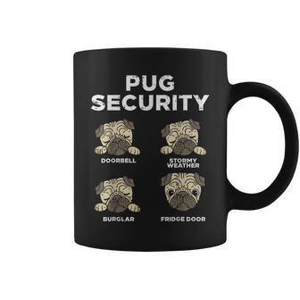 Pug Security Animal Pet Dog Lover Owner Women Coffee Mug - Monsterry