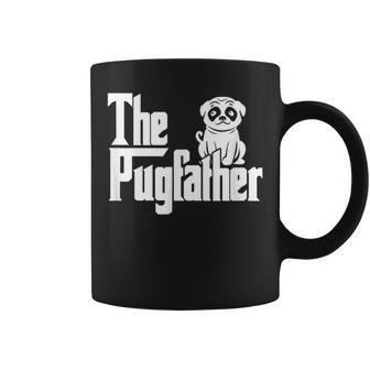 The Pugfather Pug Dad Dog Father Father's Day Kawaii Coffee Mug - Monsterry