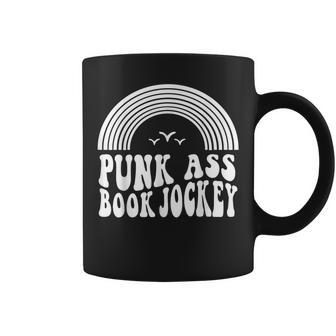 Punk Ass Book Jockey Coffee Mug - Monsterry