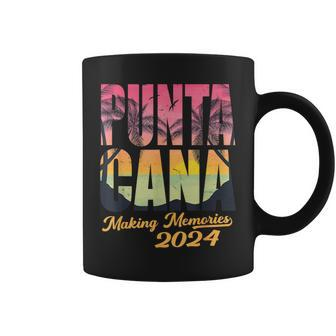 Punta Cana 2024 Making Memories Matching Family Vacation Tri Coffee Mug | Mazezy