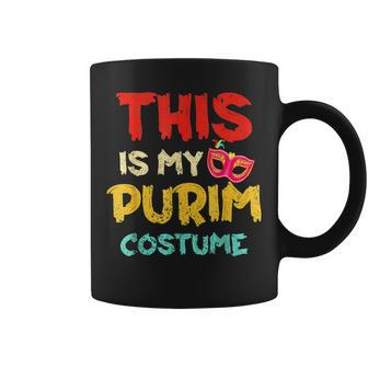 This Is My Purim Costume Happy Purim Jewish Coffee Mug - Seseable