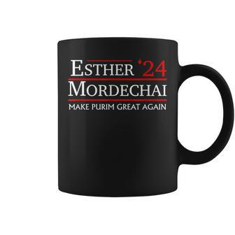 Purim Presidential Election Vote Queen Esther Mordechai 2024 Coffee Mug - Monsterry