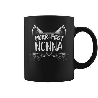 Purr-Fect Nonna Kitty Cat Matching Family Coffee Mug - Monsterry UK