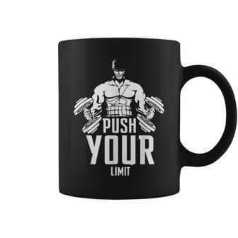 Push Your Limit Gym Motivation Cotton Adult & Youth Coffee Mug - Monsterry UK