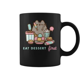 Pusheen Eat Dessert First Coffee Mug - Thegiftio UK