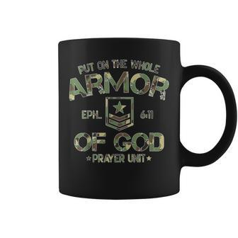 Put On The Spiritual Armor Of God Ephesians Coffee Mug - Monsterry AU