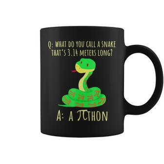 Python Pithon Pi Symbol Math Teacher Pi Day Coffee Mug - Monsterry CA