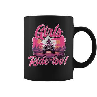 Quad Atv Woman Girl Girls Ride Too Coffee Mug - Thegiftio UK