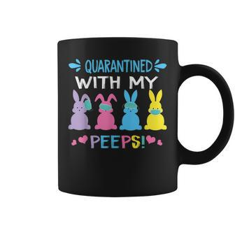 Quarantine With My Peep Happy Easter Day Men Women Kids Coffee Mug | Crazezy