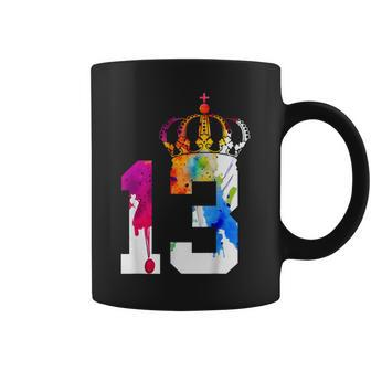 Queen 13 Years King 13Th Birthday Coffee Mug - Monsterry
