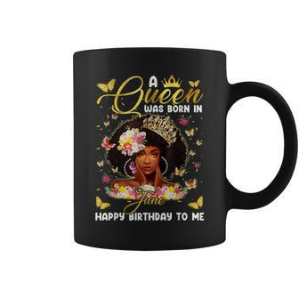 A Queen Was Born In June Birthday Costume For Women Coffee Mug - Monsterry UK