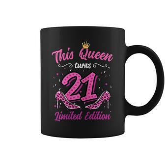 This Queen Turns 21 Girl 21St Birthday Coffee Mug - Thegiftio UK
