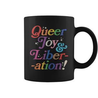 Queer Joy Liberation Bisexual Subtle Lesbian Sapphic Pride Coffee Mug - Monsterry DE