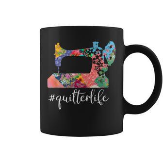 Quilter Life Quilting Saying Quote Coffee Mug - Monsterry UK