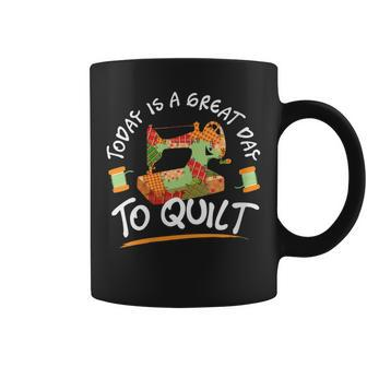 Quilting Quilt Sewing Machine Sew Sewer Quilter Coffee Mug - Monsterry DE