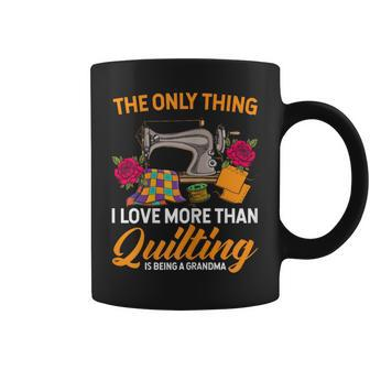 Quilting Sewing Quilting Grandma Quilt Coffee Mug - Thegiftio UK