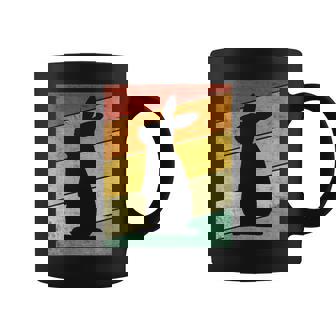 Rabbit Retro Menintage 80S Style Bunny Lover Cuello Taza de café - Regaloses