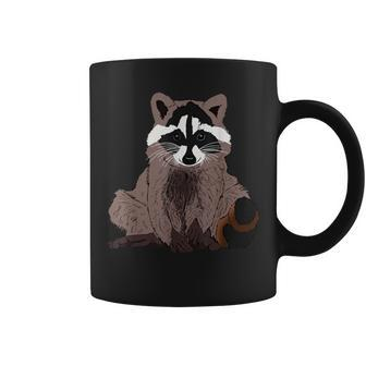 Raccoon With Face Like Bears Raccoons And To Smile Coffee Mug - Monsterry AU