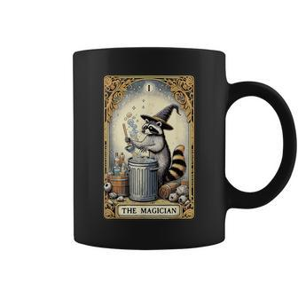Raccoon The Magician Tarot Card Witchcraft Occult Raccoon Coffee Mug - Thegiftio UK