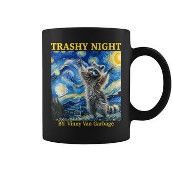 Raccoon Starry Night Van Gogh Racoon For Men Women Coffee Mug - Monsterry AU