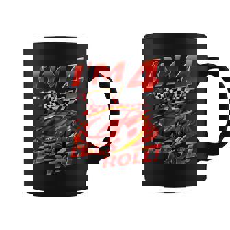 Race Car 4Th Birthday Boy 4 Year Old Racing Car Birthday Kid Coffee Mug - Monsterry