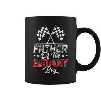 Race Car Father Of The Birthday Boy Racing Family Pit Crew Coffee Mug | Mazezy