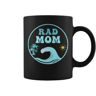 Rad Mom The Big One 1St Birthday Surf Family Matching Coffee Mug - Monsterry UK