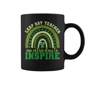 Rainbow Leap Day Teacher Teaching Feb February 29Th Educator Coffee Mug - Seseable