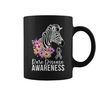 Rare Disease Awareness Zebra Rare Disease Warrior Coffee Mug - Monsterry