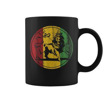 Rasta Rastafarian Rastafari Lion Reggae Jamaica Jamaican Coffee Mug - Monsterry DE