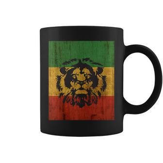 Rasta Reggae Lion Flag Jamaica For Rastafari Lover Coffee Mug - Monsterry DE